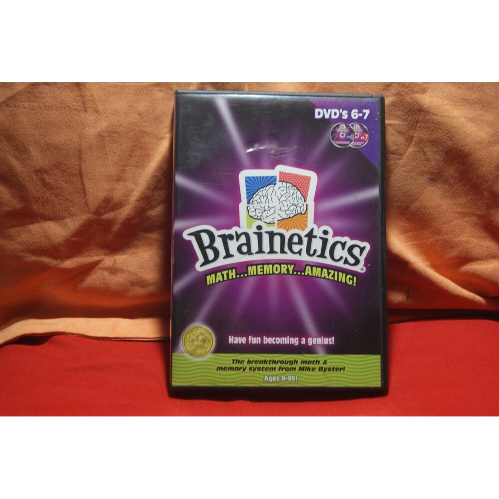 BRAINETICS 6-7 DVD -2 DISC SET- MATH...MEMORY.. AMAZING - BREAKTHRU SYSTEM Sweet